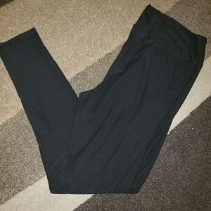 Black lularoe tall and curvy leggings